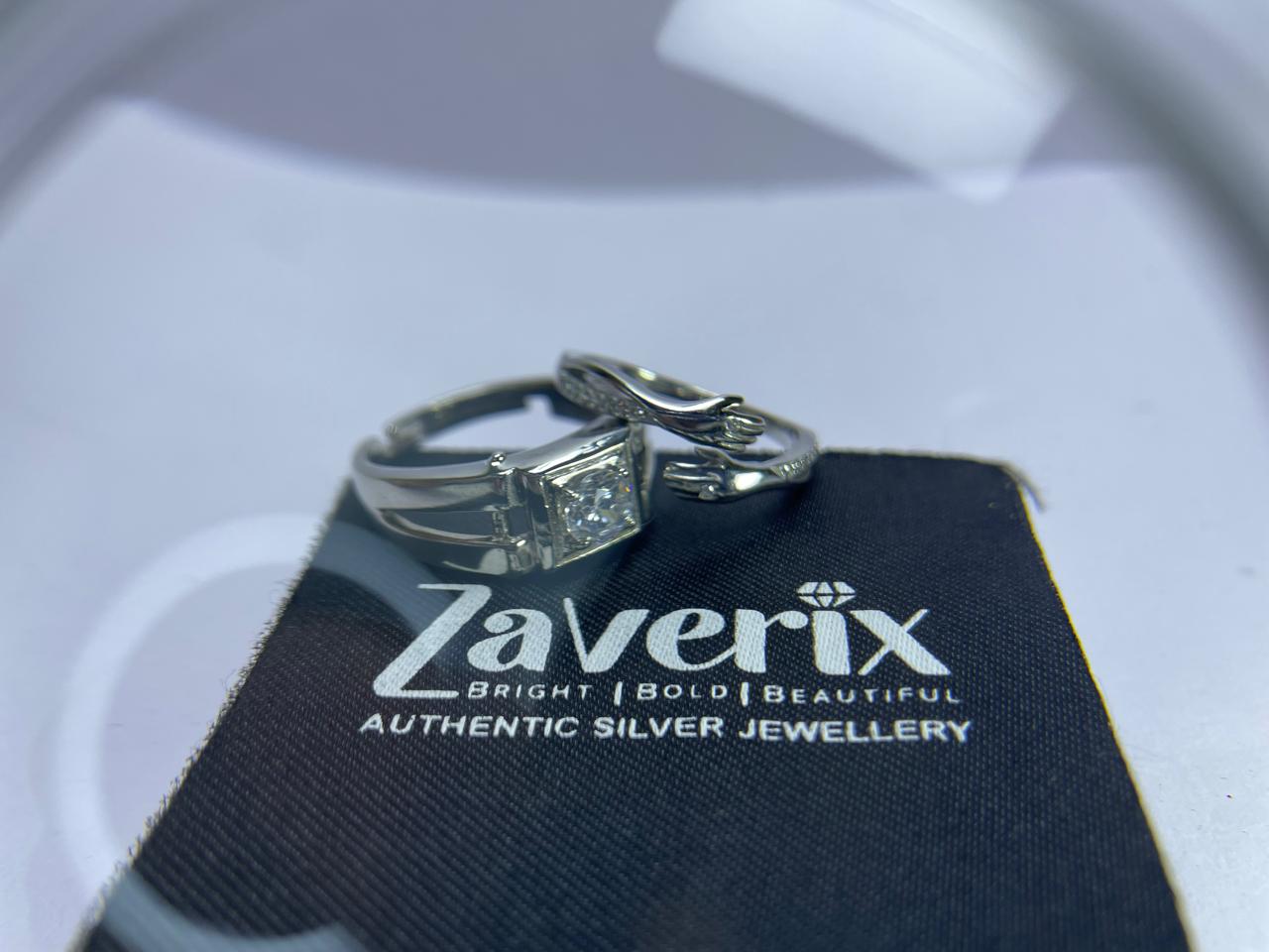 Silver Couple Rings