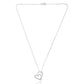 Silver Pendant For Girls Heart design Birthday gift for Girlfriend