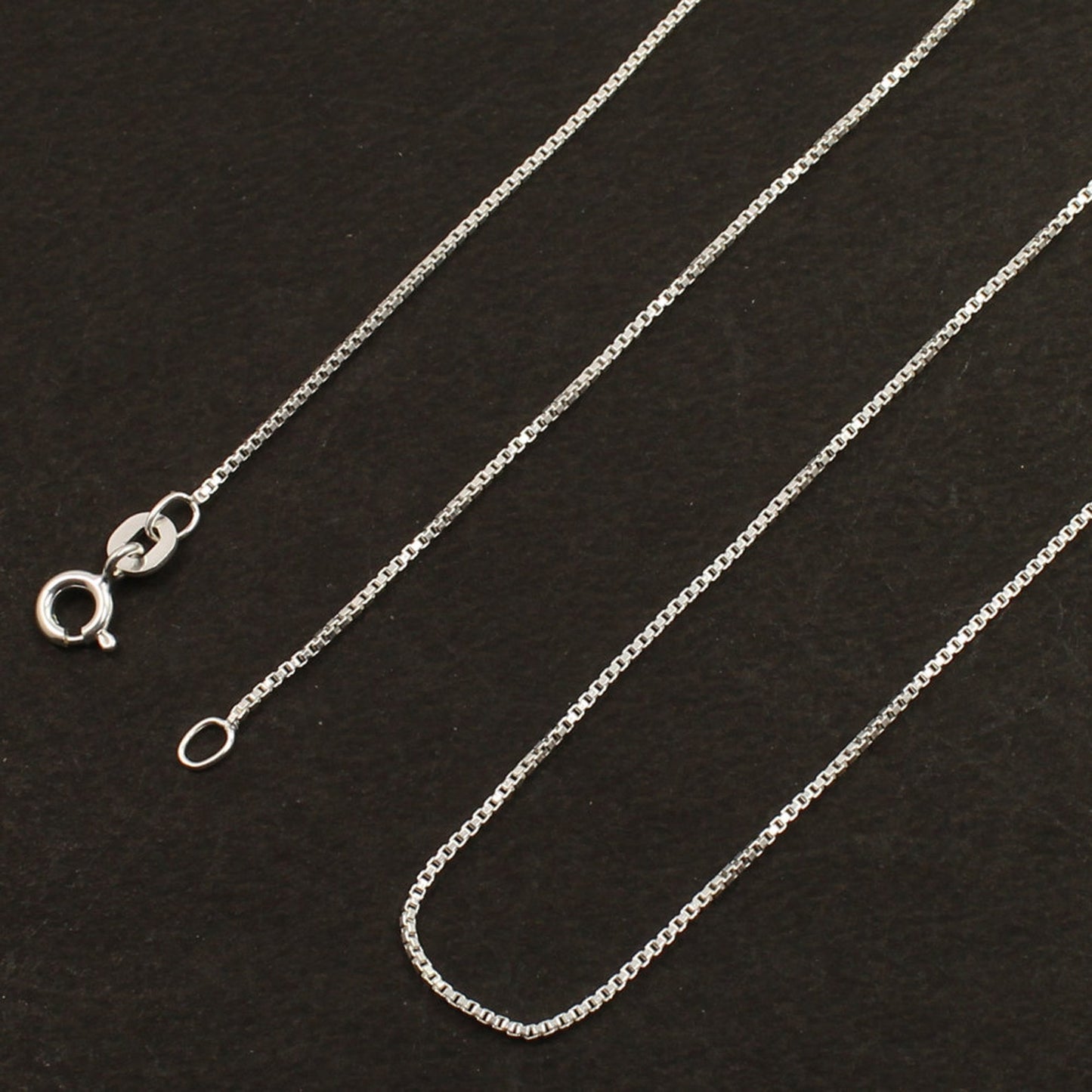 Silver Box Chain For Necklace & Pendant