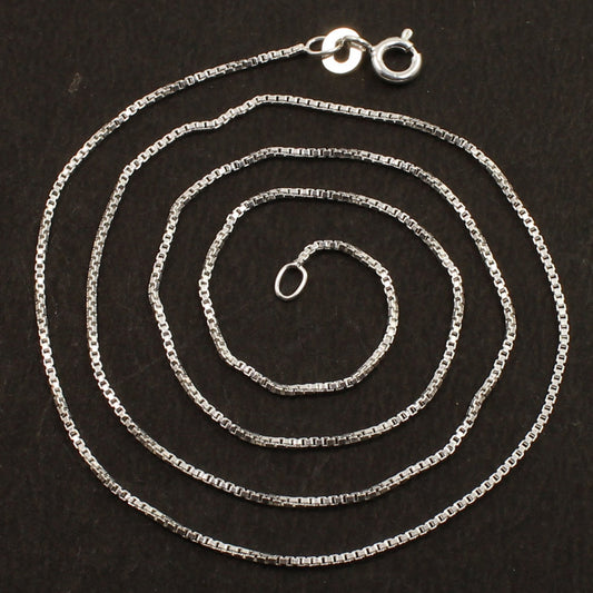 Silver Box Chain For Necklace & Pendant