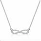 Silver Infinity Necklace with Chain