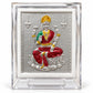 Zaverix Lakshmi 999 Silver Clear Stand Photo Frame