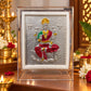 Zaverix Lakshmi 999 Silver Clear Stand Photo Frame