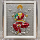 Zaverix Lakshmi 999 Silver Clear Stand Photo Frame