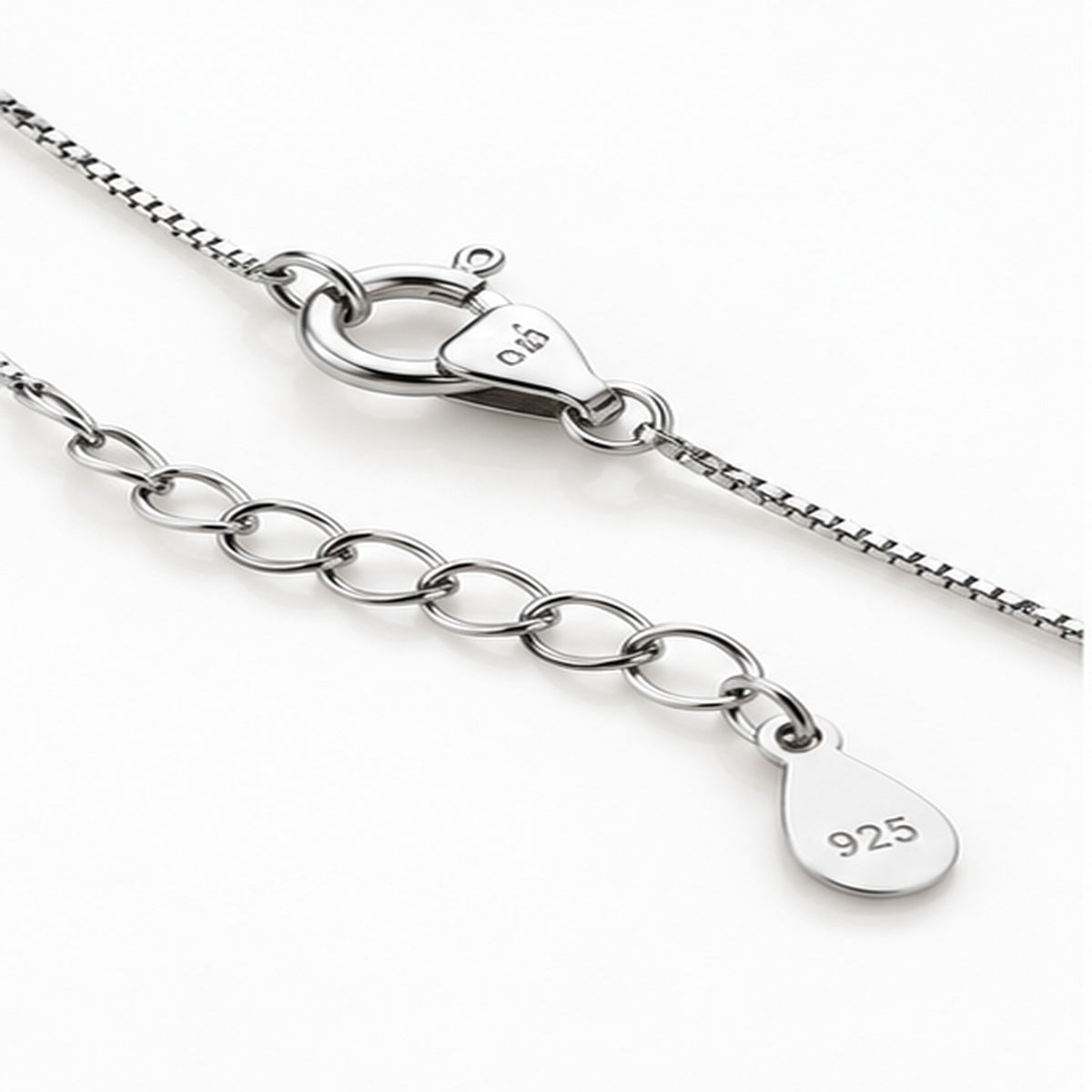 Silver Cylinder Pendant Necklace