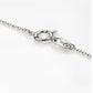 Silver Deer Antler Stone Necklace