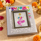 Zaverix Lakshmi 999 Silver Devotional Photo Frame