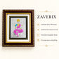 Zaverix Lakshmi 999 Silver Devotional Photo Frame