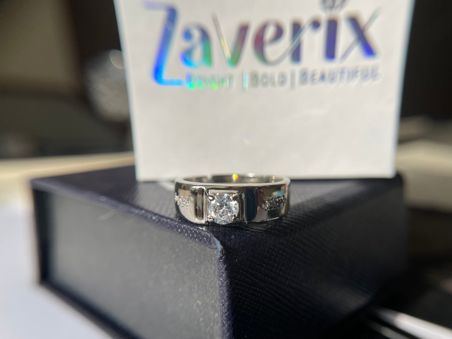 Rock-Solid Silver Ring for Men & Boys gift for him