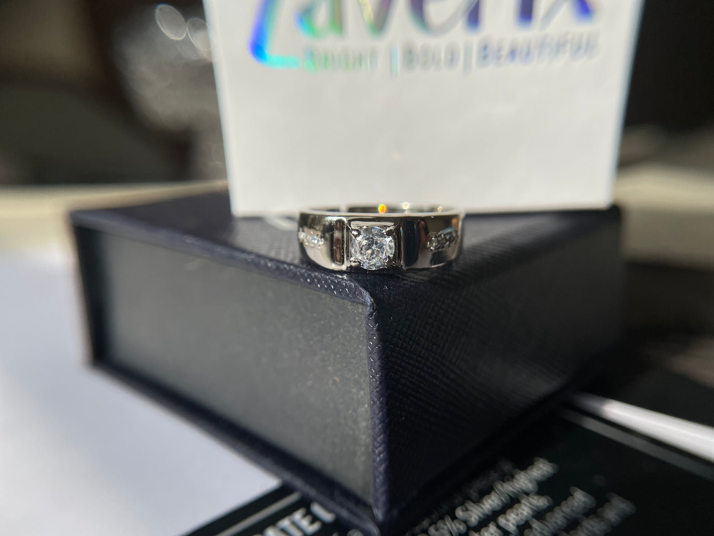 Rock-Solid Silver Ring for Men & Boys gift for him