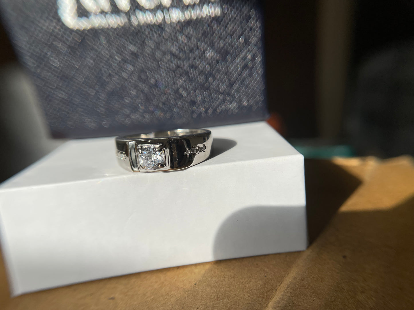 Rock-Solid Silver Ring for Men & Boys gift for him