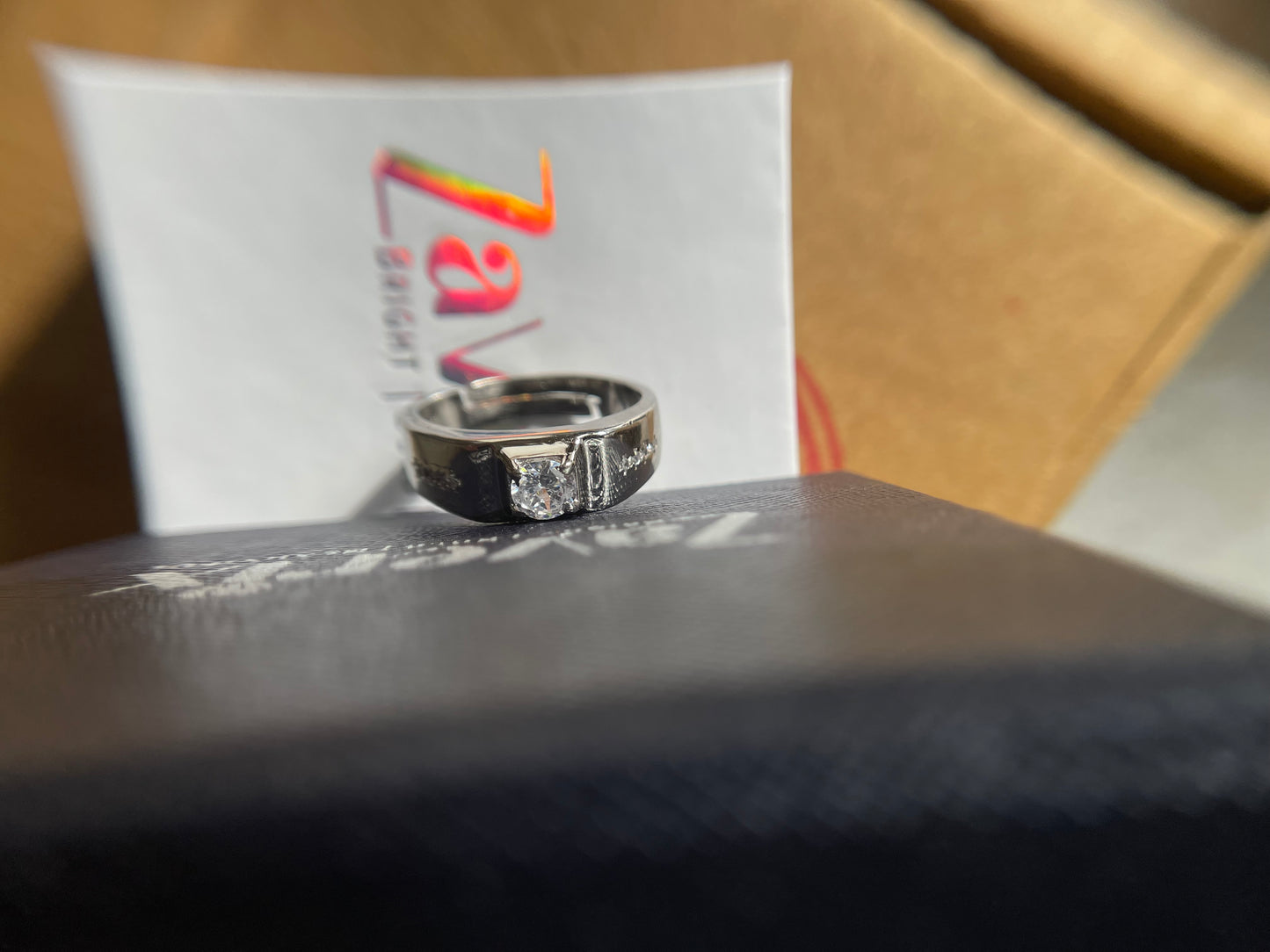 Rock-Solid Silver Ring for Men & Boys gift for him