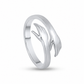Couple Silver Hugging Hand Promise Ring