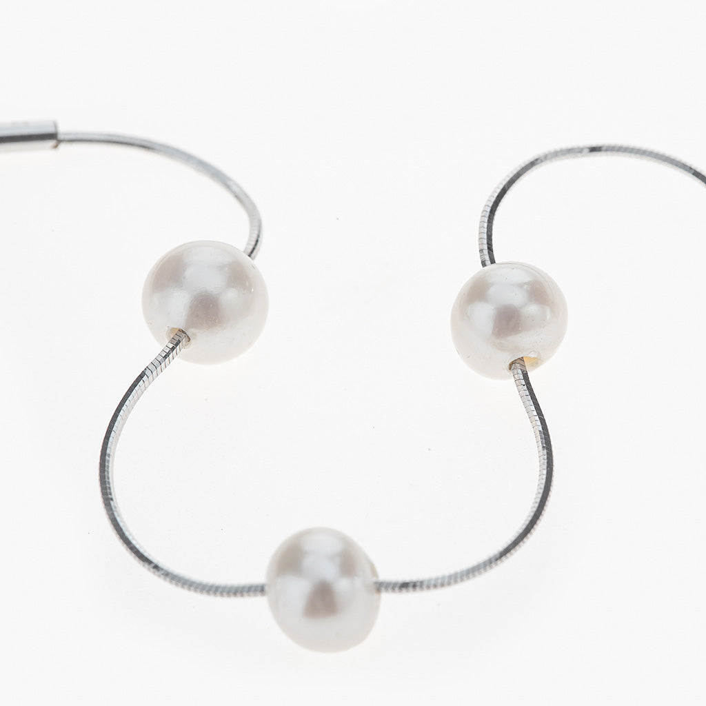 Real Pearl Silver Chain Necklace – ZaveriX Silver