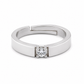 0.75 Carat Silver Ring For Men & Boys Birthday gift for him - Adjustable