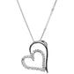 Silver Pendant For Girls Heart design Birthday gift for Girlfriend