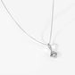 Silver Pendant Fashion Temperament Zirconia Pendant with Chain