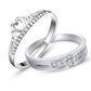 Be Your King Or Queen Silver Couple Rings