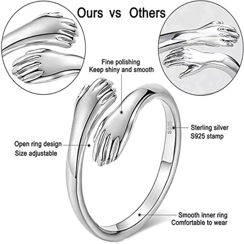 Loved: Stamped Silver Ring by Christina Kober | Freshie & Zero