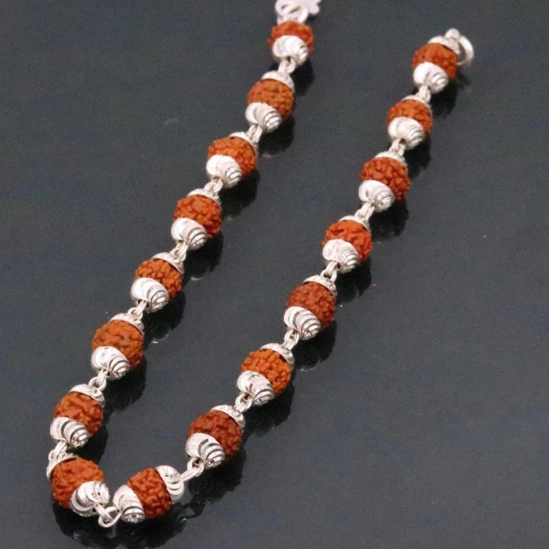 AWAKEN YOUR KUNDALINI Powerful Lava Beads Rudraksh Bracelet Big 10 mm Mala  India | Ubuy