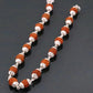 Silver Rudraksha Beads Bracelet with Charms - Unisex
