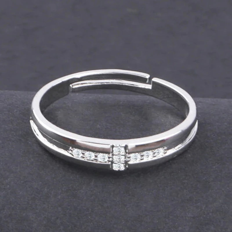 Silver Ring for Men Boys - Main Image