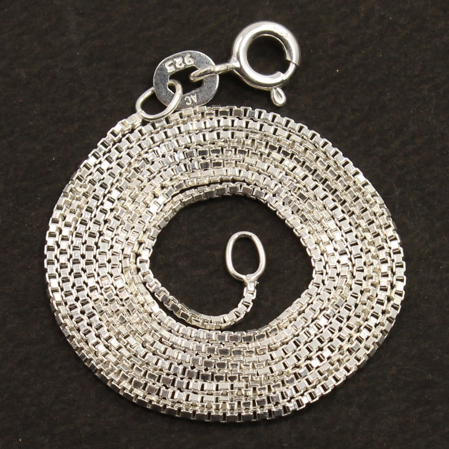 Silver Box Chain For Necklace & Pendant