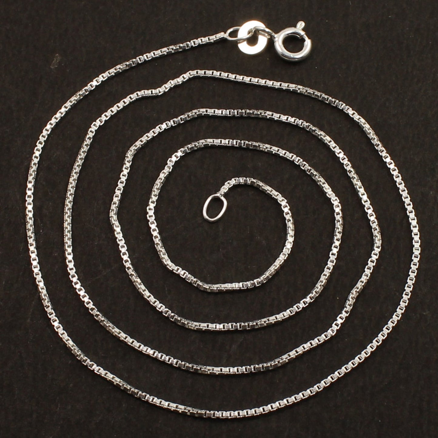 Silver Box Chain For Necklace & Pendant