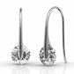 ZaveriX Sterling Silver Cubic Zirconia Dangle Earring