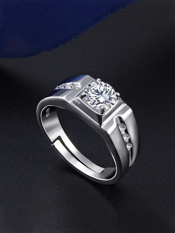 Silver Ring for Men Boy - Main Image